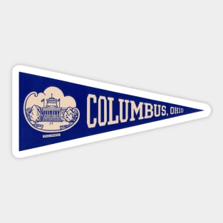 1940's Columbus Ohio Sticker